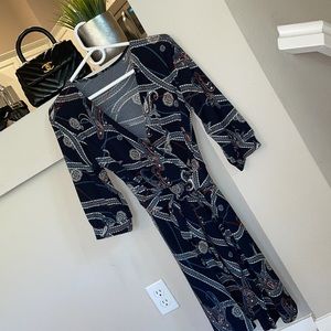 H&M dress twisted chain dress